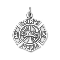 Thumbnail for Firefighter Maltese Cross Charm