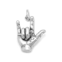 Thumbnail for I Love You Hand Sign Charm