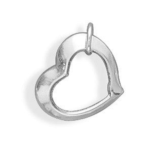 Floating Heart Charm