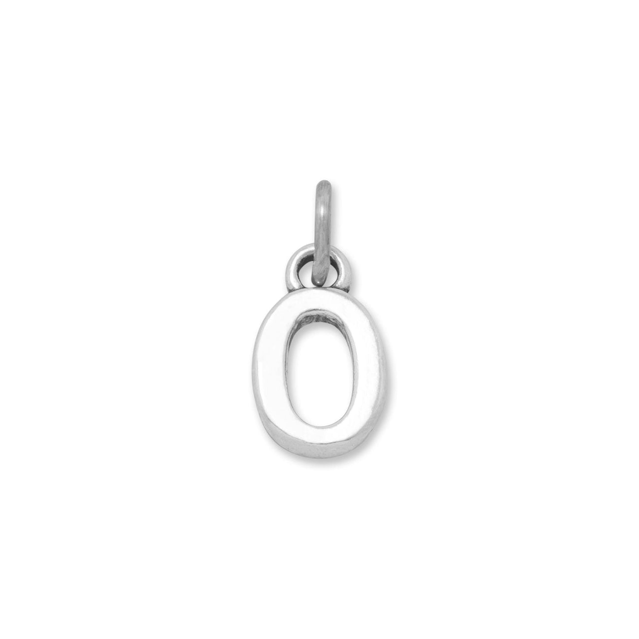Oxidized "0" Charm