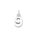 Oxidized "9" Charm