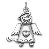 Thumbnail for Cat Angel Charm