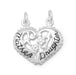 Heart Shaped Mother/Daughter Break-Away Charm