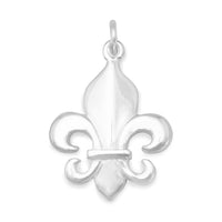 Thumbnail for Polished Fleur de Lis Charm