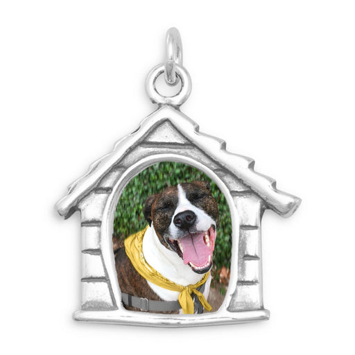 Dog House Picture Frame Charm