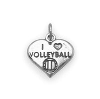Thumbnail for I Love Volleyball Charm