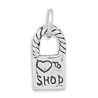 Thumbnail for Love To Shop Reversible Bag Charm
