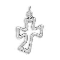 Thumbnail for Cut Out Curved Cross Charm