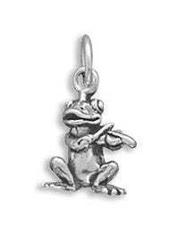 Thumbnail for Frog Playing Violin Charm