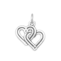 Thumbnail for Reversible Interwoven Hearts Charm