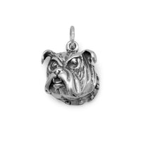 Thumbnail for All Bark No Bite! Bulldog Face Charm