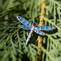Thumbnail for Synthetic Opal and CZ Dragonfly Slide