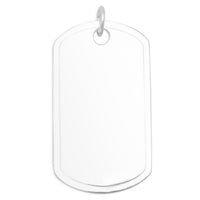 Thumbnail for Sterling Silver Dog Tag Pendant
