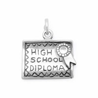 Thumbnail for High School Diploma Charm