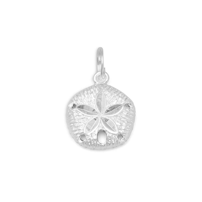 Diamond Cut Sand Dollar Charm