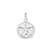 Diamond Cut Sand Dollar Charm