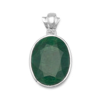 Thumbnail for Oval Faceted Beryl Pendant