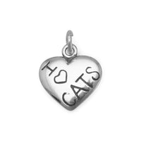 Thumbnail for I Love CATS Charm