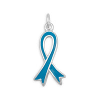 Thumbnail for Teal Awareness Ribbon Charm