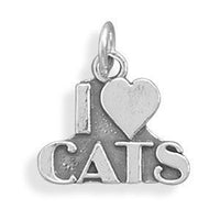Thumbnail for I Love Cats Charm