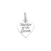 Oxidized Mother of the Groom Charm
