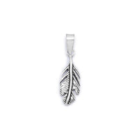 Thumbnail for Oxidized Feather Pendant
