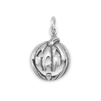 Thumbnail for Oxidized Jack-O-Lantern Charm