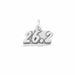 Oxidized "26.2" Charm
