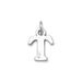 Oxidized "T" Charm