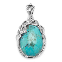 Thumbnail for Oval Reconstituted Turquoise Pendant