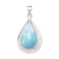 Thumbnail for Pear Shape Larimar Pendant
