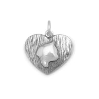 Thumbnail for Oxidized Cat Silhouette Charm