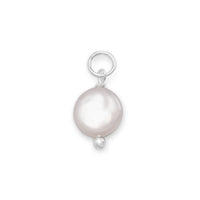 Thumbnail for Cultured Freshwater Coin Pearl Charm - June Birthstone