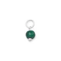 Thumbnail for Green Corundum Charm - May Birthstone