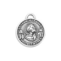 Thumbnail for Oxidized St. Francis of Assisi Charm