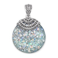 Thumbnail for Roman Glass Beaded Top Pendant