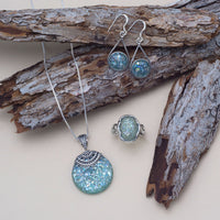 Thumbnail for Roman Glass Beaded Top Pendant