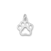 Thumbnail for Small Cut Out Paw Print Charm