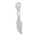 Feather Charm with Lobster Clasp