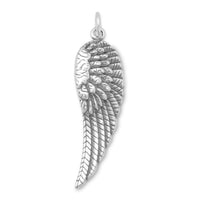 Thumbnail for Oxidized Angel Wing Charm