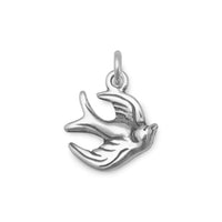 Thumbnail for Oxidized Sparrow Charm