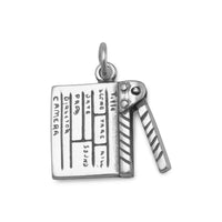 Thumbnail for Oxidized Movie Clapboard Charm