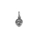 Small Oxidized Acorn Charm