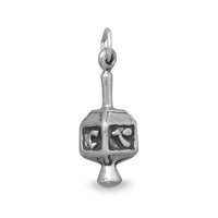 Thumbnail for Oxidized Dreidel Charm