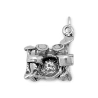 Thumbnail for Oxidized Drum Set Charm