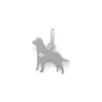 Thumbnail for Rhodium Plated Darling Dog Charm