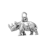 Thumbnail for Two Horned Rhinoceros Charm