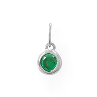 Thumbnail for Round CZ May Birthstone Charm