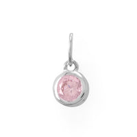 Thumbnail for Round CZ October Birthstone Charm