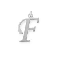 Thumbnail for Polished Letter F Initial Pendant